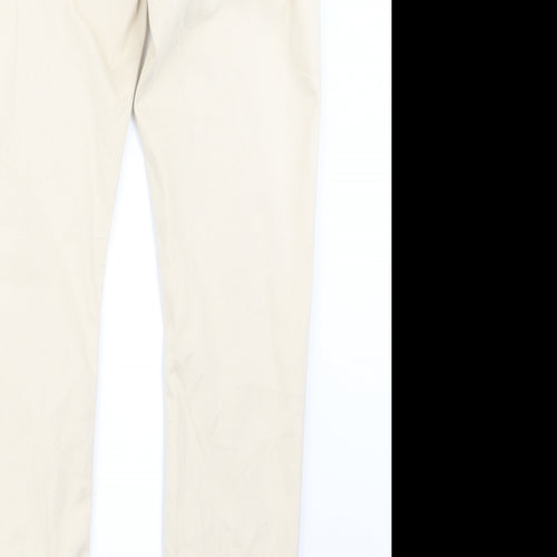 Preworn Womens Beige   Straight Jeans Size 31 in L29 in
