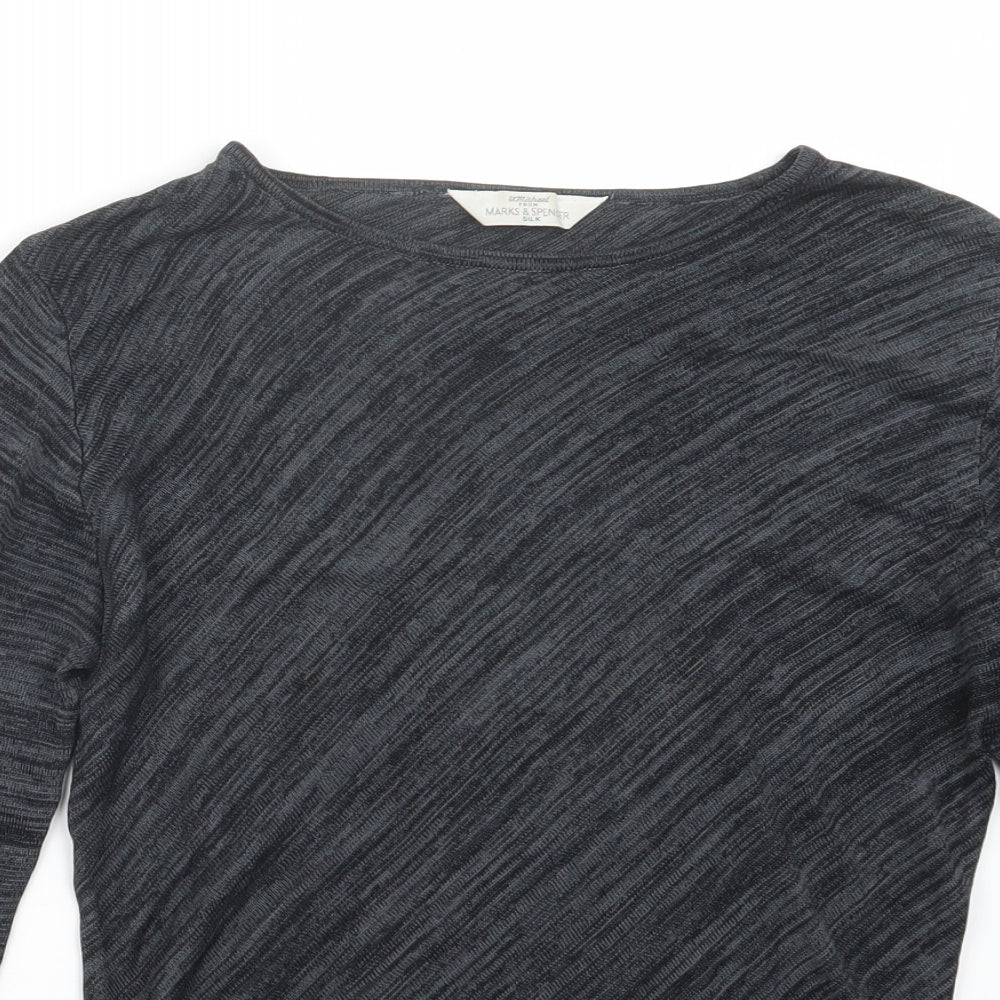 Marks and Spencer Womens Grey   Pullover Jumper Size 12