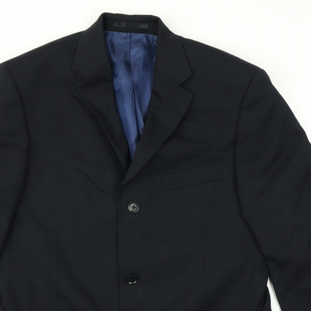 Limo Vierra Mens Blue   Jacket Blazer Size 38