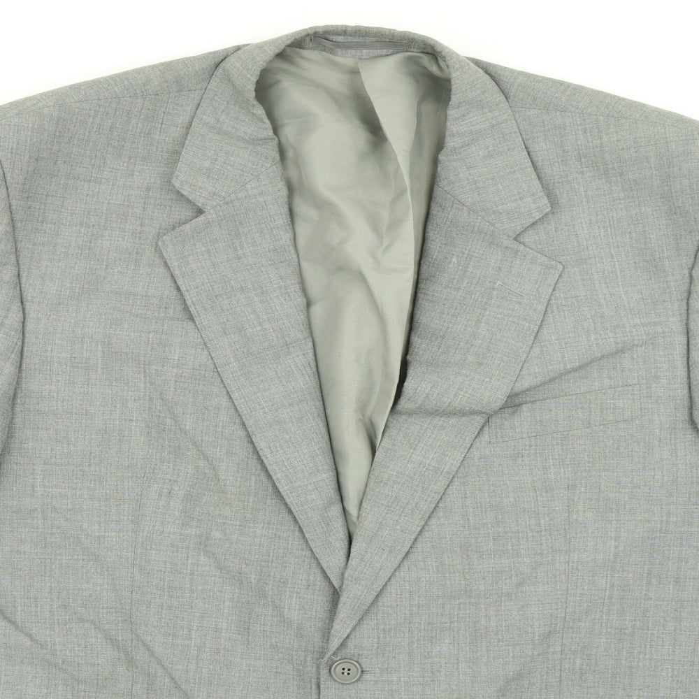 SCOTT Mens Grey   Jacket Blazer Size 46