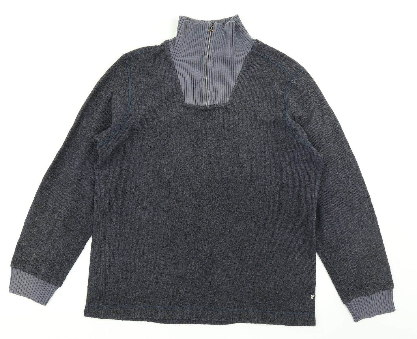 New Man Mens Blue  Knit Pullover Jumper Size M