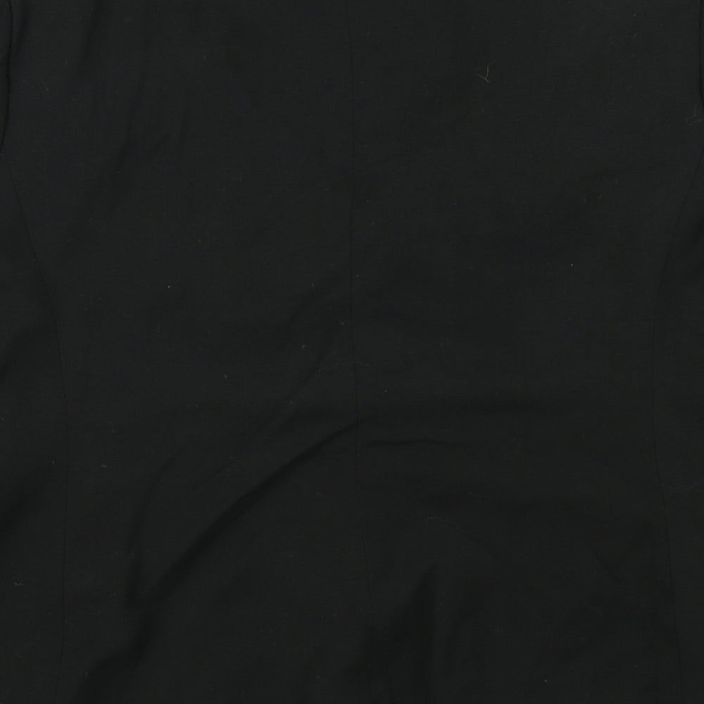 M&S Womens Black   Jacket Blazer Size 14
