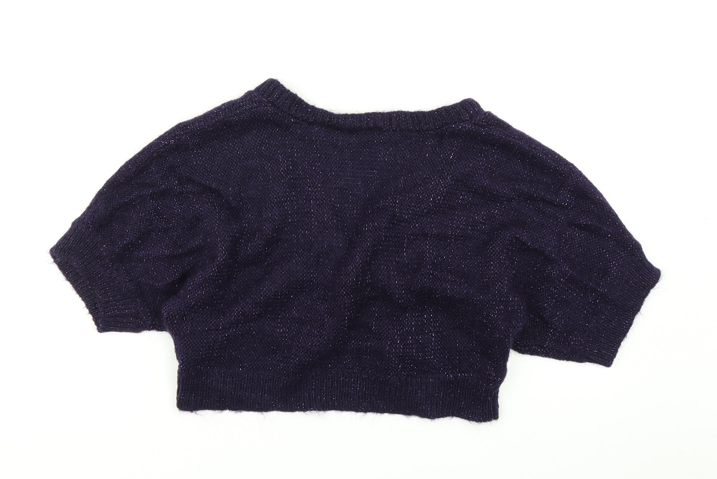 H&M Womens Purple  Knit Cardigan Jumper Size L