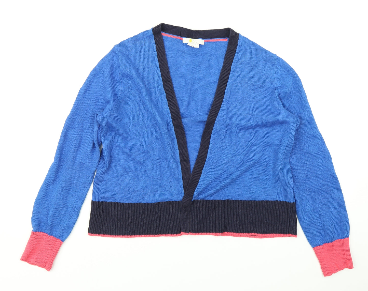 Boden Womens Blue  Knit Cardigan Jumper Size 16