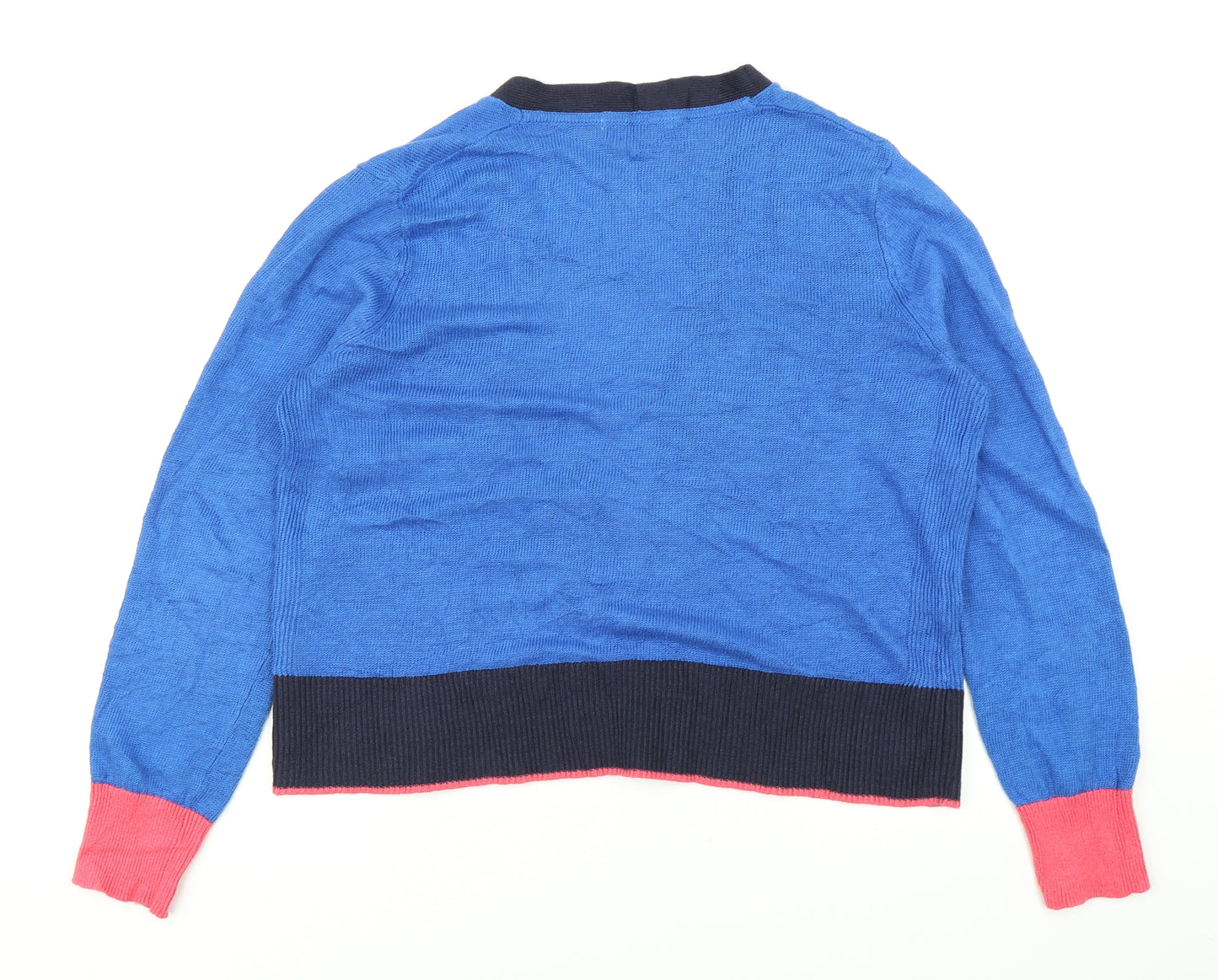 Boden Womens Blue  Knit Cardigan Jumper Size 16