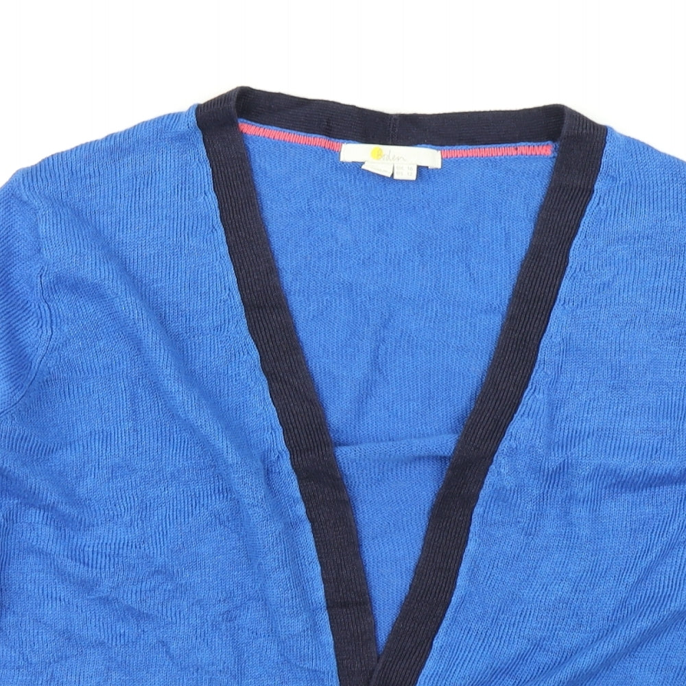 Boden Womens Blue  Knit Cardigan Jumper Size 16