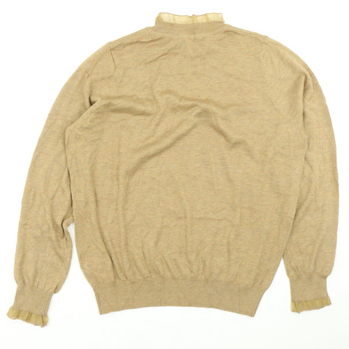 NEXT Womens Brown  Knit Pullover Jumper Size M