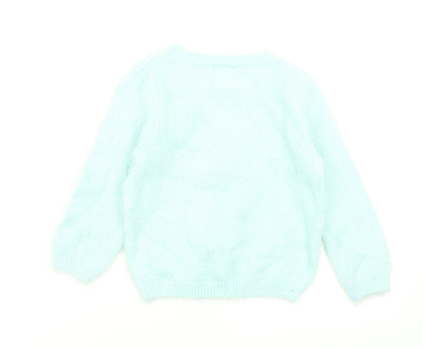 George Girls Black  Knit Pullover Jumper Size 2-3 Years  - Penguin