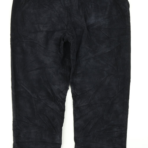 Greenwoods Mens Blue  Corduroy Dress Pants Trousers Size 40 in L27 in