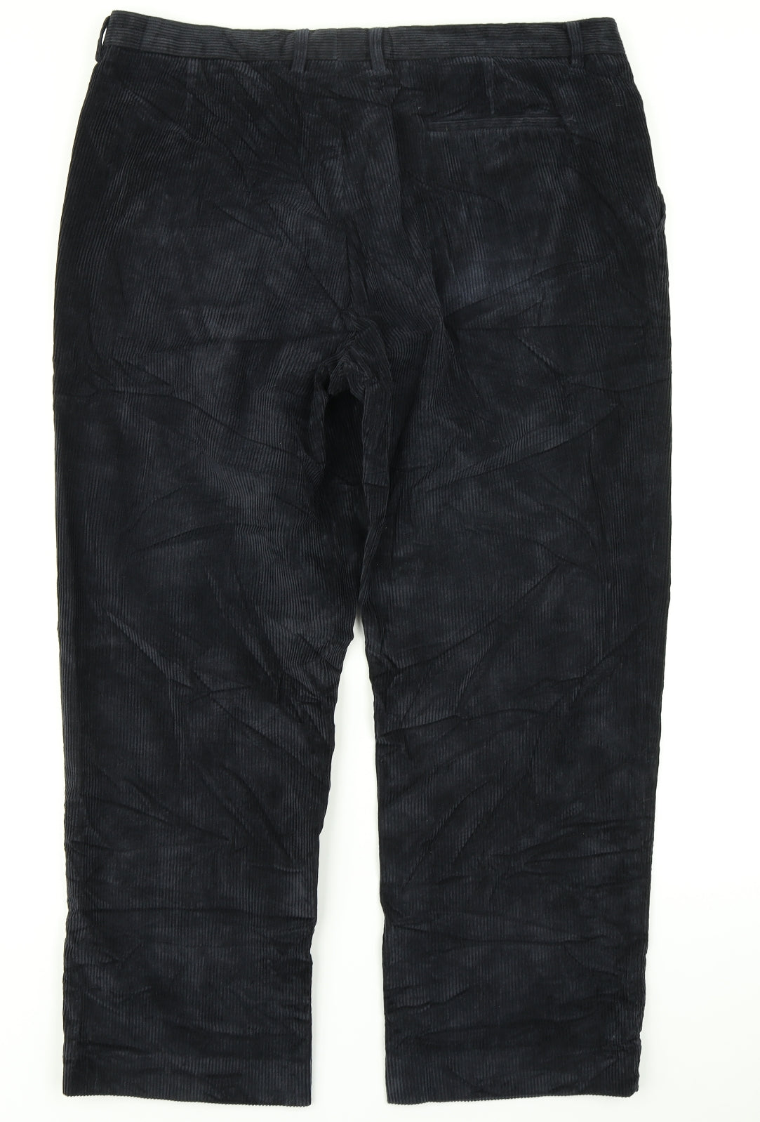 Greenwoods Mens Blue  Corduroy Dress Pants Trousers Size 40 in L27 in