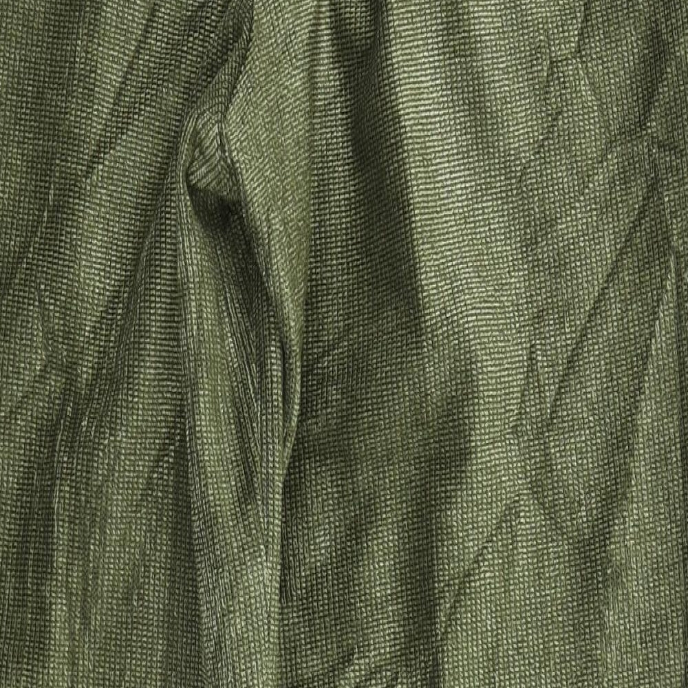 Lapidus Mens Green  Corduroy Dress Pants Trousers Size 38 in L30 in