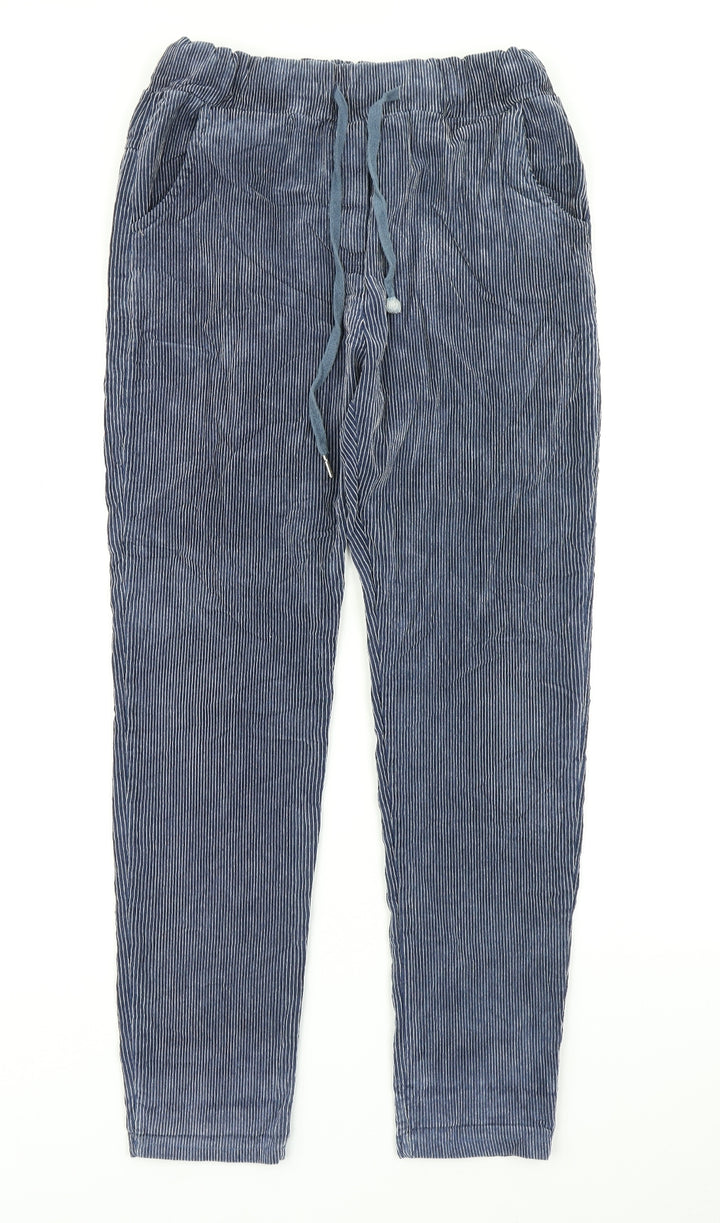 Made In Itlay Womens Blue Striped  Tapered Jeans Size 26 in L26 in