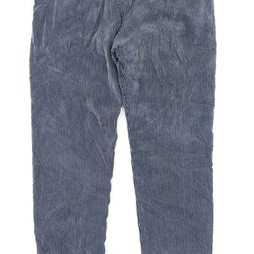 Made In Itlay Womens Blue Striped  Tapered Jeans Size 26 in L26 in
