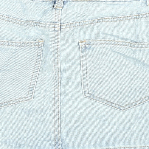FOREVER 21 Womens Blue  Denim A-Line Skirt Size S