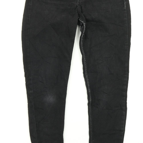 &Denim Womens Black  Denim Skinny Jeans Size 28 in L27 in
