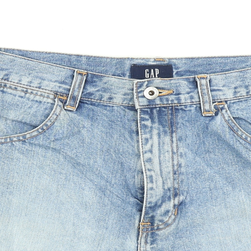 Gap Womens Blue  Denim Hot Pants Shorts Size 10