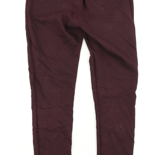 Dorothy Perkins Womens Purple  Denim Jegging Jeans Size 10 L27 in