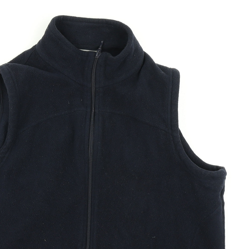 Marks & Spencer Womens Blue  Fleece Gilet Jacket Size 18