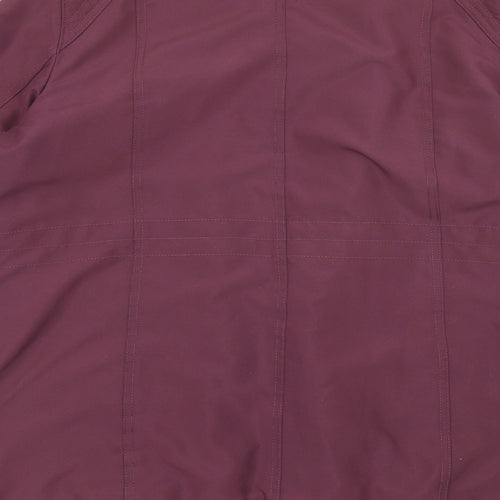 BM Womens Purple   Pea Coat Coat Size M