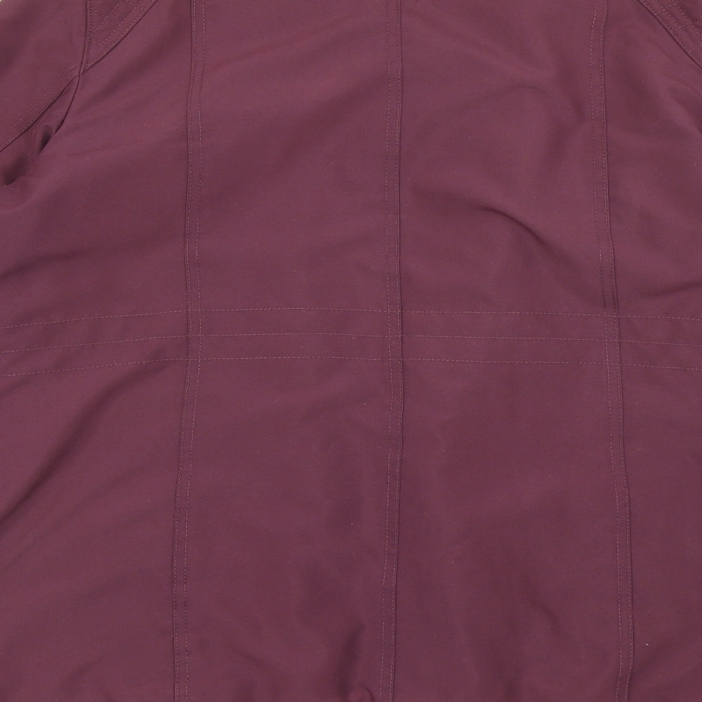 BM Womens Purple   Pea Coat Coat Size M