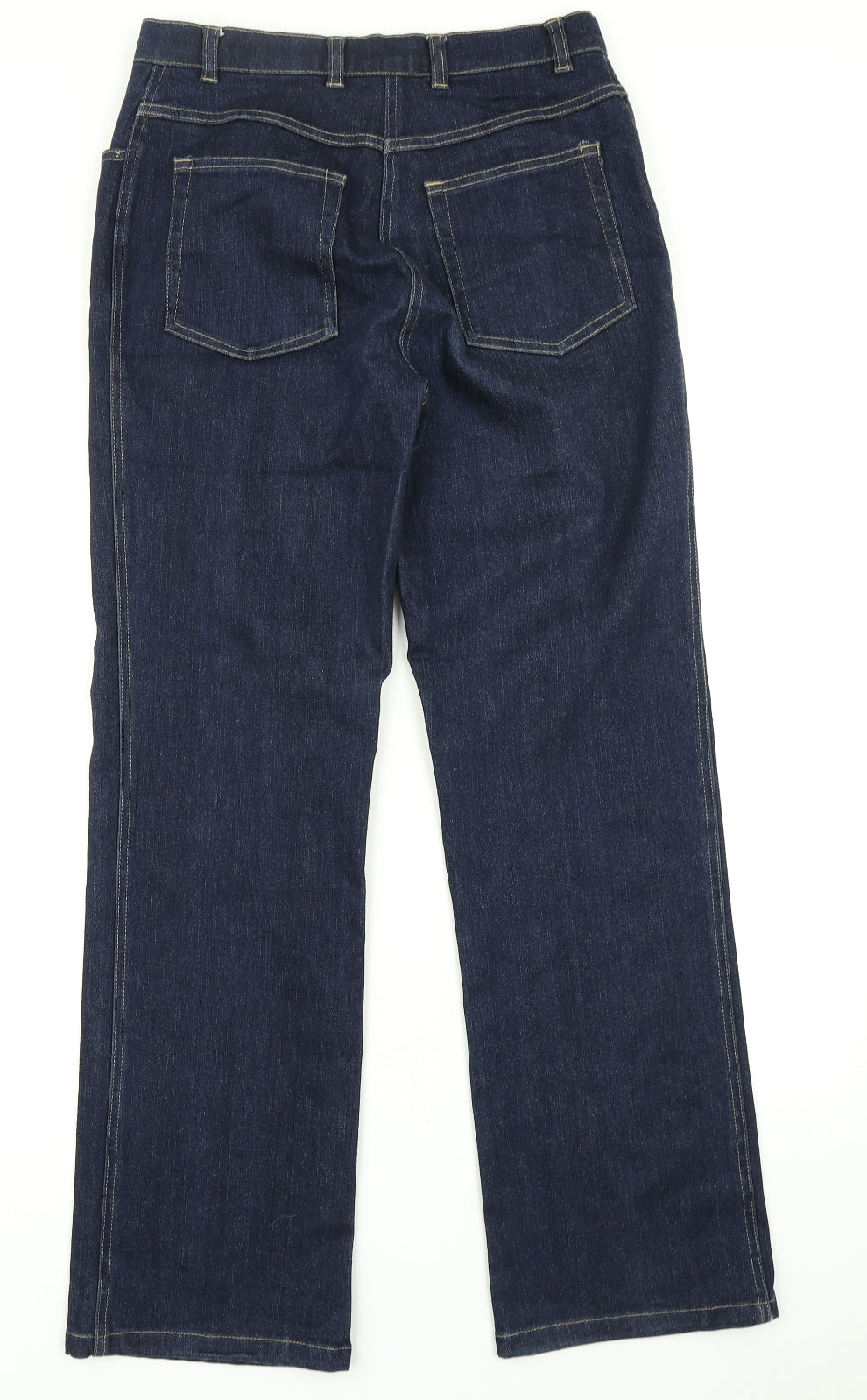 Viyella Womens Blue  Denim Bootcut Jeans Size 8 L28 in