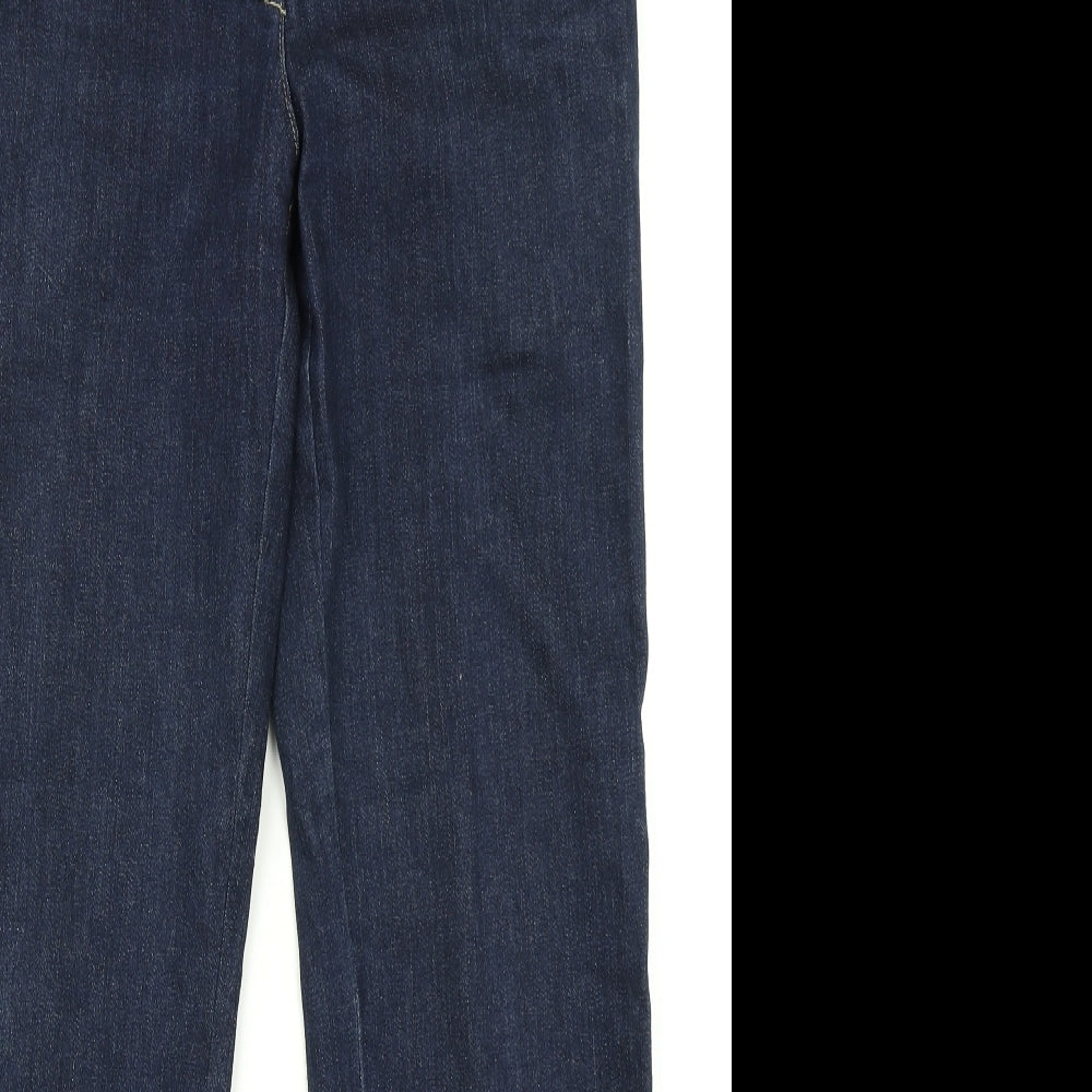 Viyella Womens Blue  Denim Bootcut Jeans Size 8 L28 in