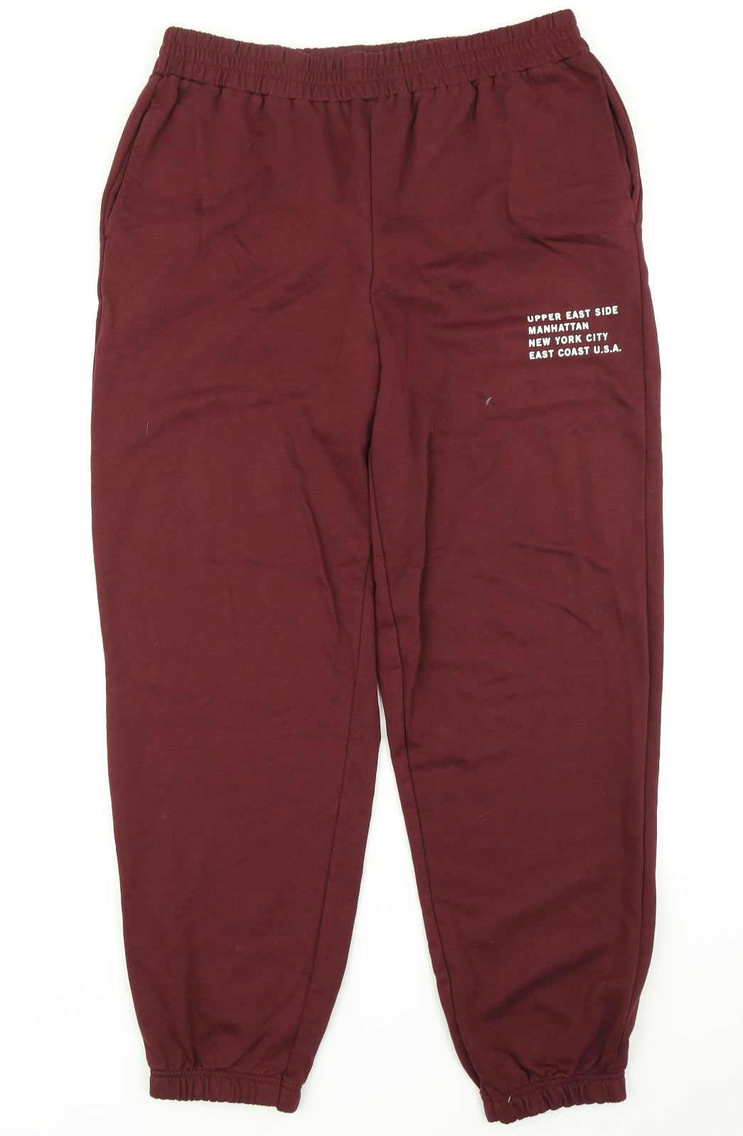 New Look Mens Purple   Jogger Trousers Size M L27 in