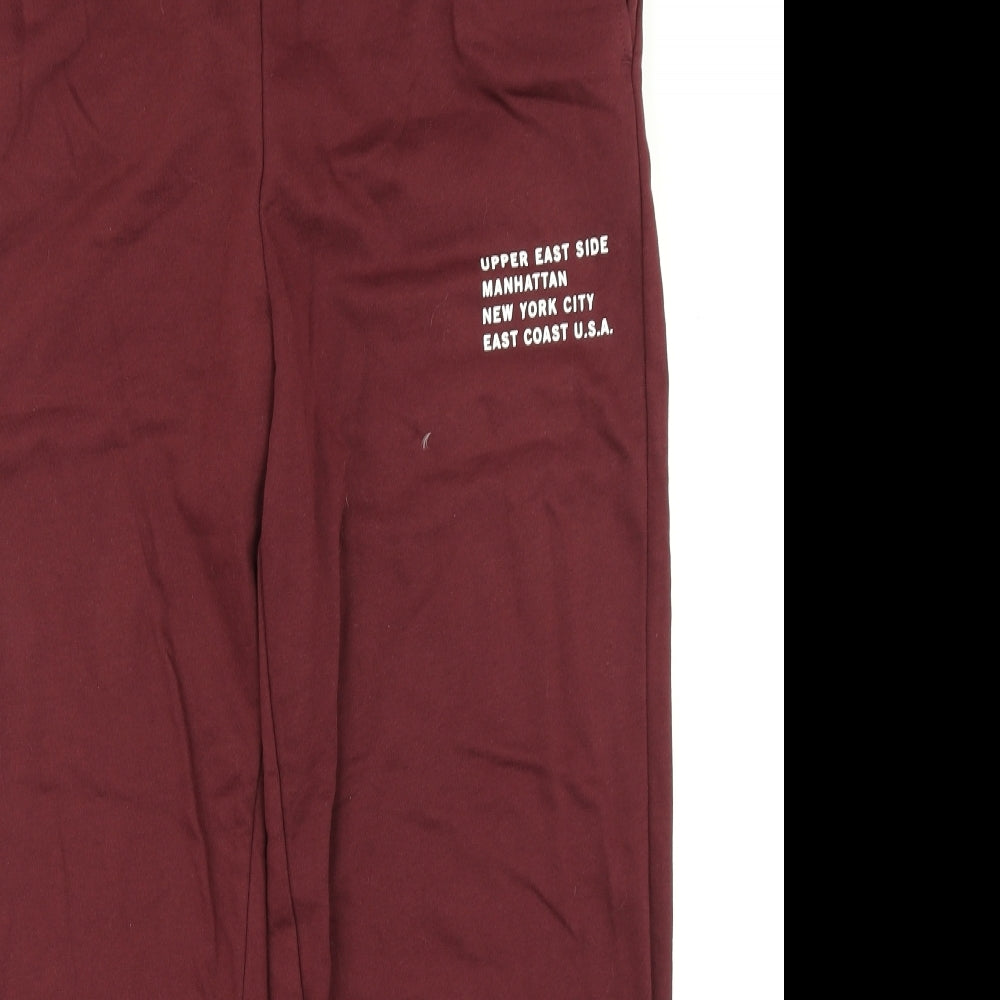 New Look Mens Purple   Jogger Trousers Size M L27 in