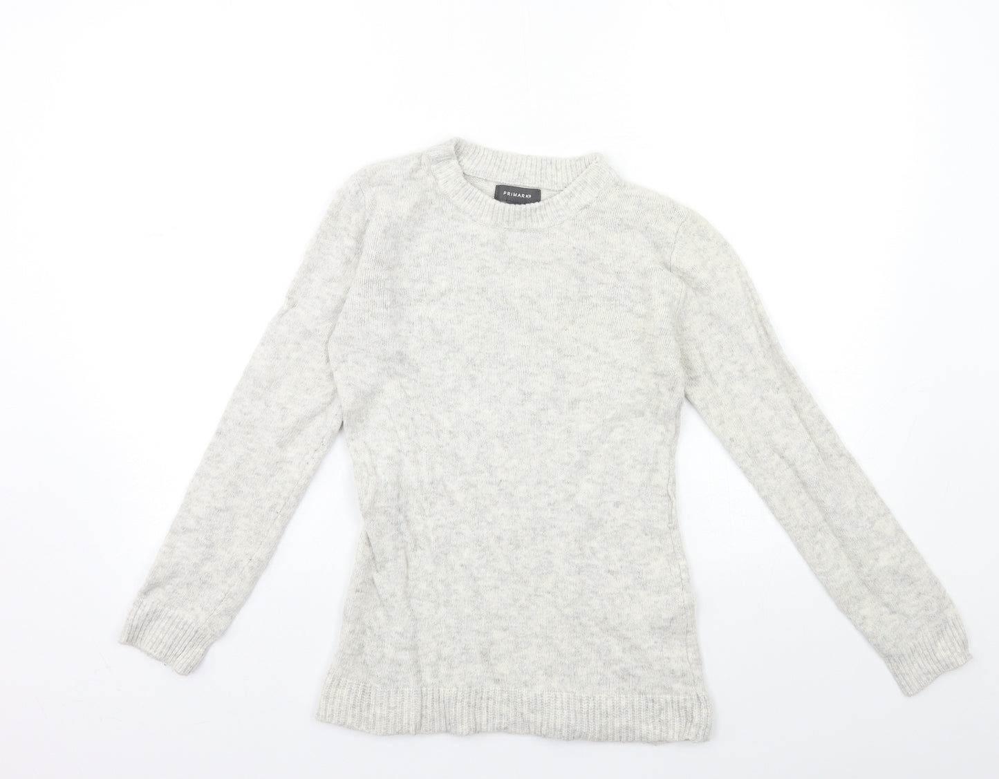Primark Womens Grey  Knit Pullover Jumper Size 4