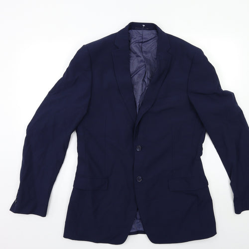 Marks and Spencer Mens Blue   Jacket Suit Jacket Size 40