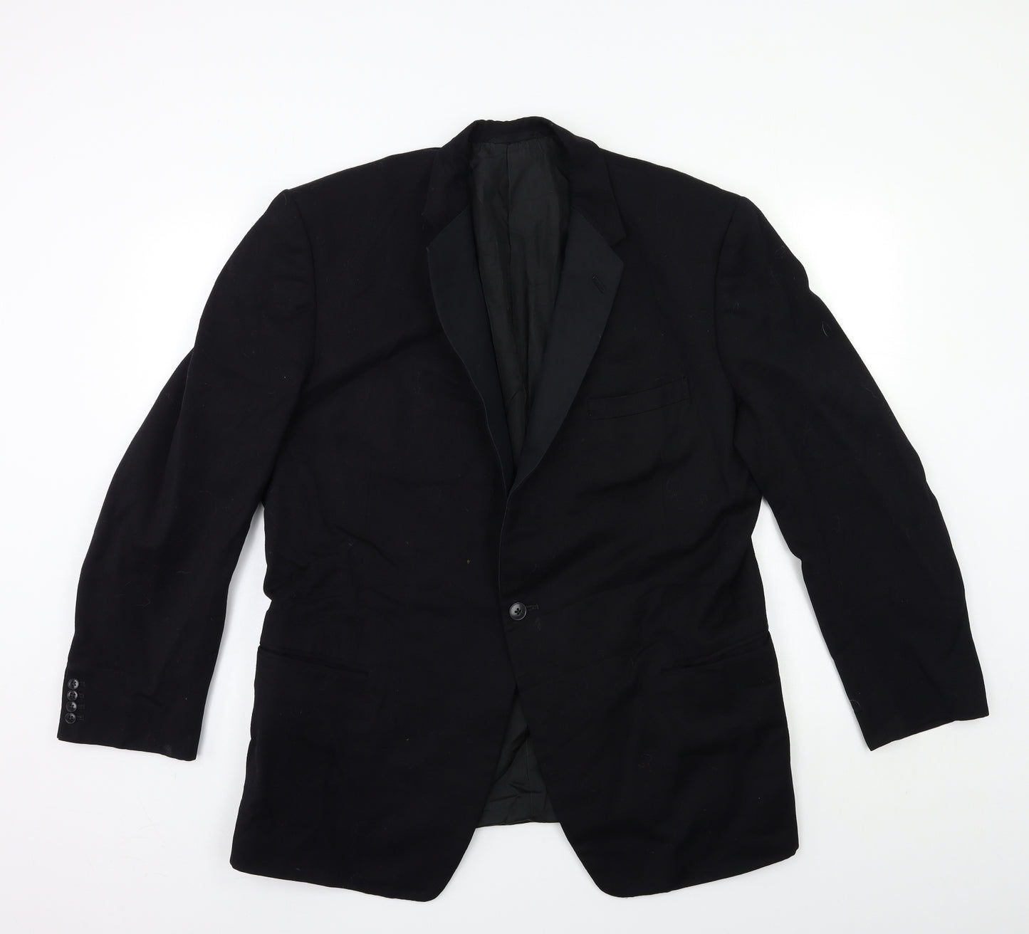 Preworn Mens Black   Jacket Suit Jacket Size 40