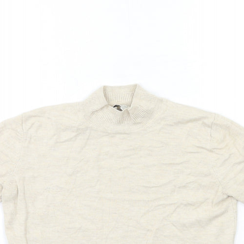 TOM TAILOR Womens Beige  Knit Pullover Jumper Size XS