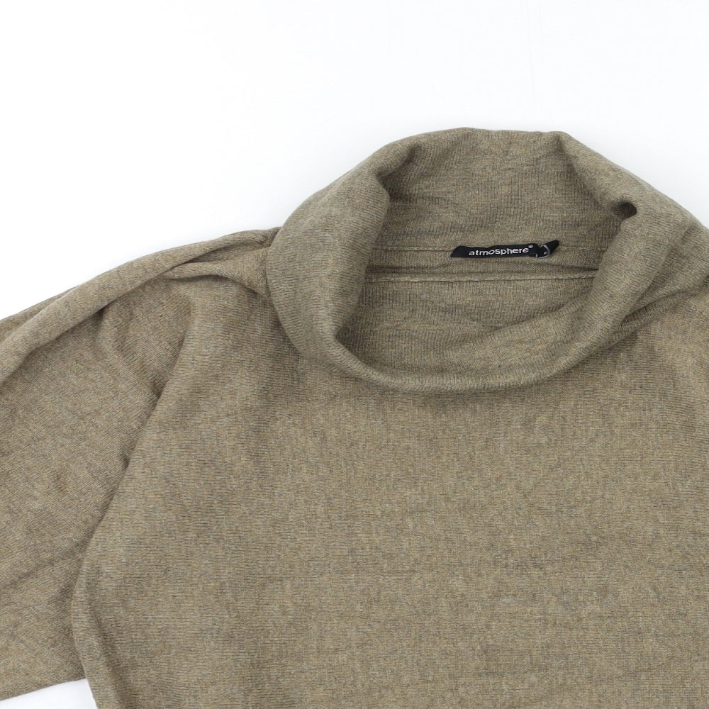 Atmosphere Womens Brown  Knit Pullover Jumper Size 8