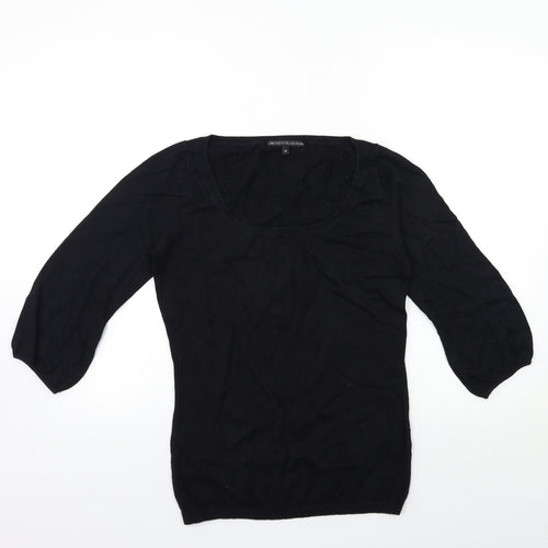 Marks and Spencer Womens Black  Knit Pullover Jumper Size 10
