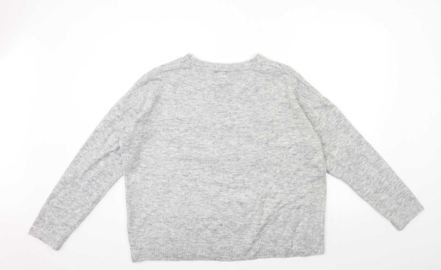 George Womens Grey  Knit Pullover Jumper Size XL  - seasons tweetings christmas