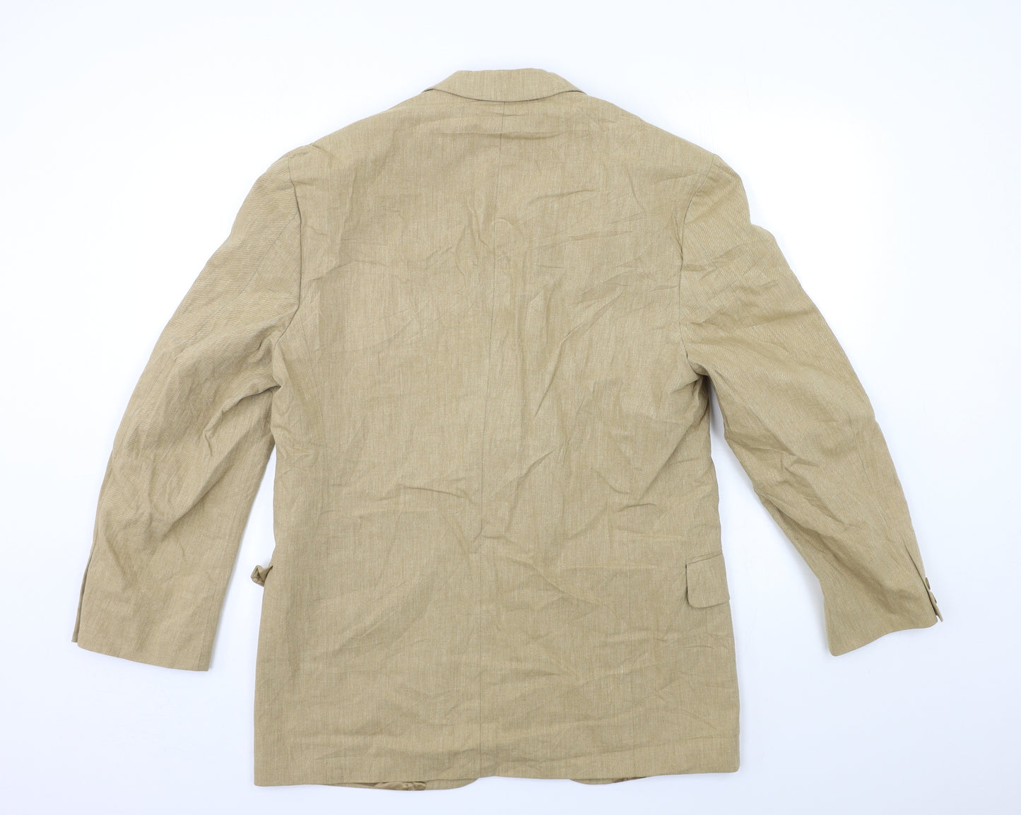 Jaeger Mens Beige   Jacket Suit Jacket Size M