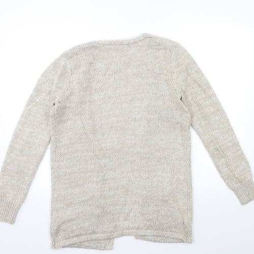 George Womens Beige  Knit Cardigan Jumper Size 14