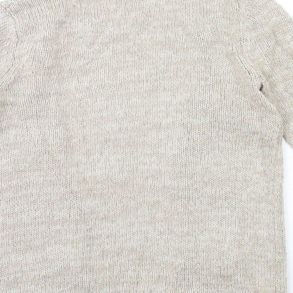 George Womens Beige  Knit Cardigan Jumper Size 14