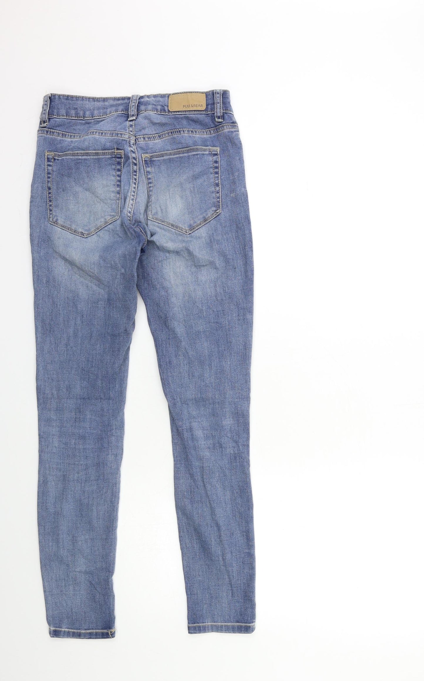Pull&Bear Womens Blue  Denim Skinny Jeans Size 6 L28 in