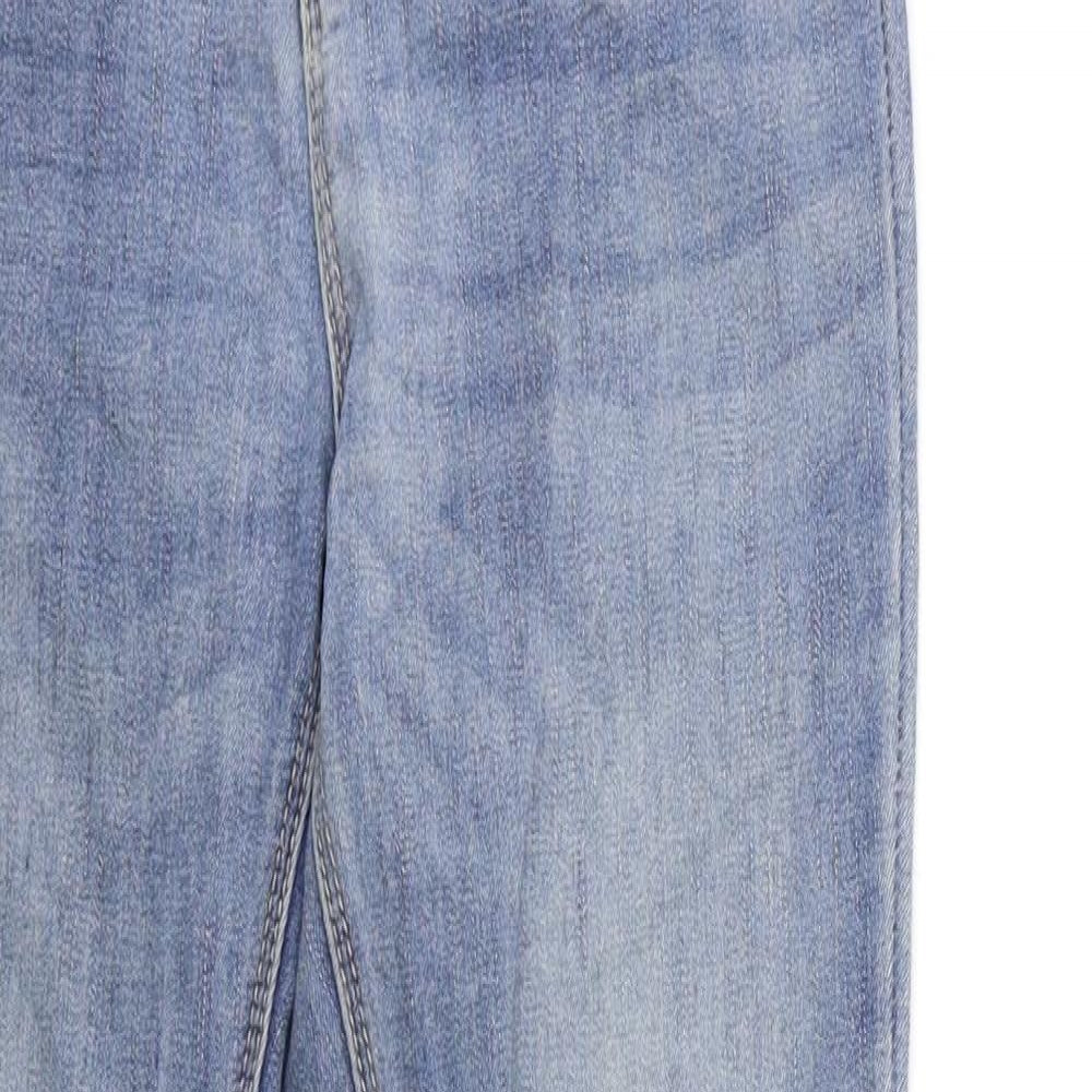 Pull&Bear Womens Blue  Denim Skinny Jeans Size 6 L28 in