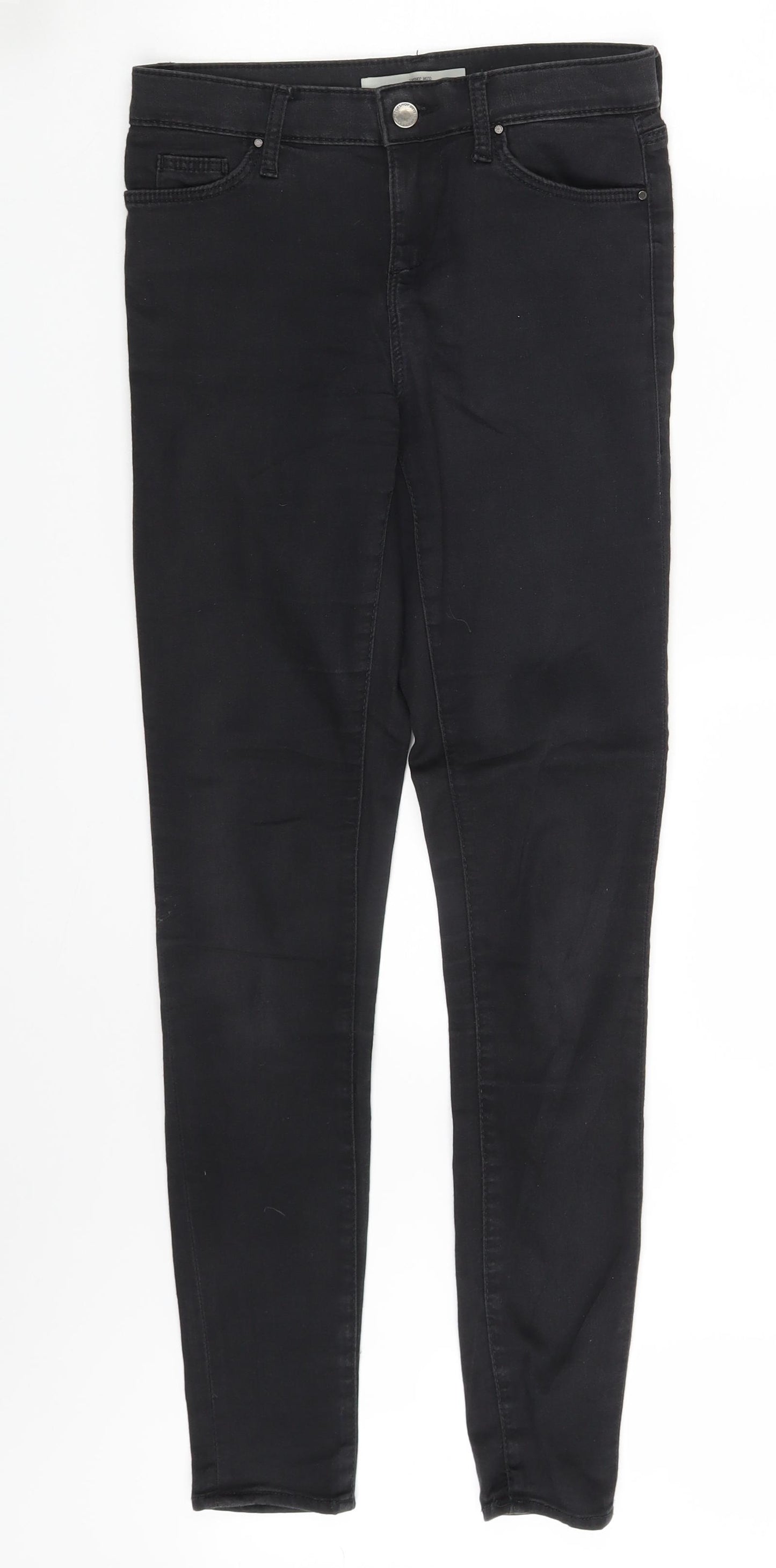 Topshop Womens Black  Denim Jegging Jeans Size 26 in L29 in