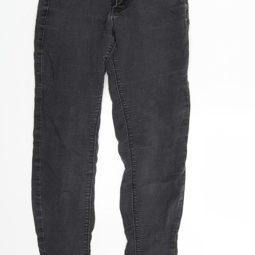 Dorothy Perkins Womens Grey  Denim Skinny Jeans Size 8 L27 in