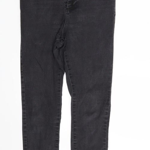 Denim & Co. Womens Grey  Denim Jegging Jeans Size 12 L26 in