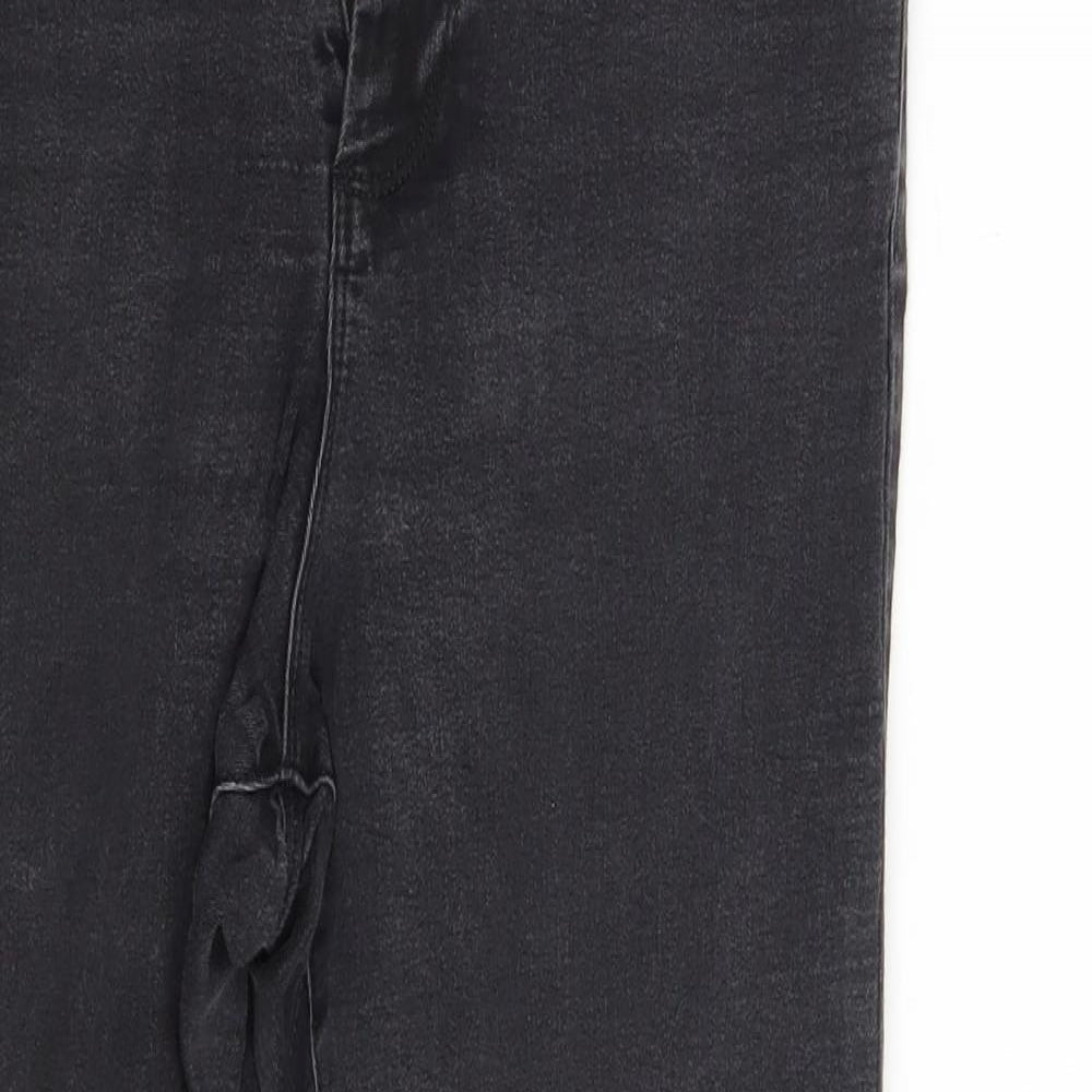 Denim & Co. Womens Grey  Denim Jegging Jeans Size 12 L26 in