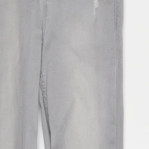 New Look Womens Grey  Denim Skinny Jeans Size 8 L24 in