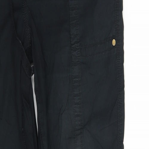 George Womens Black   Cargo Trousers Size 8 L30 in