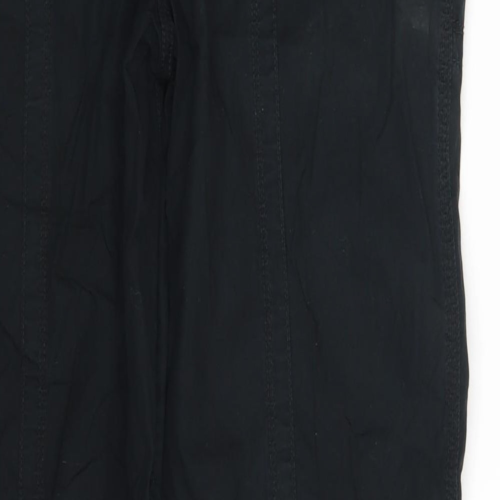 George Womens Black   Cargo Trousers Size 8 L30 in