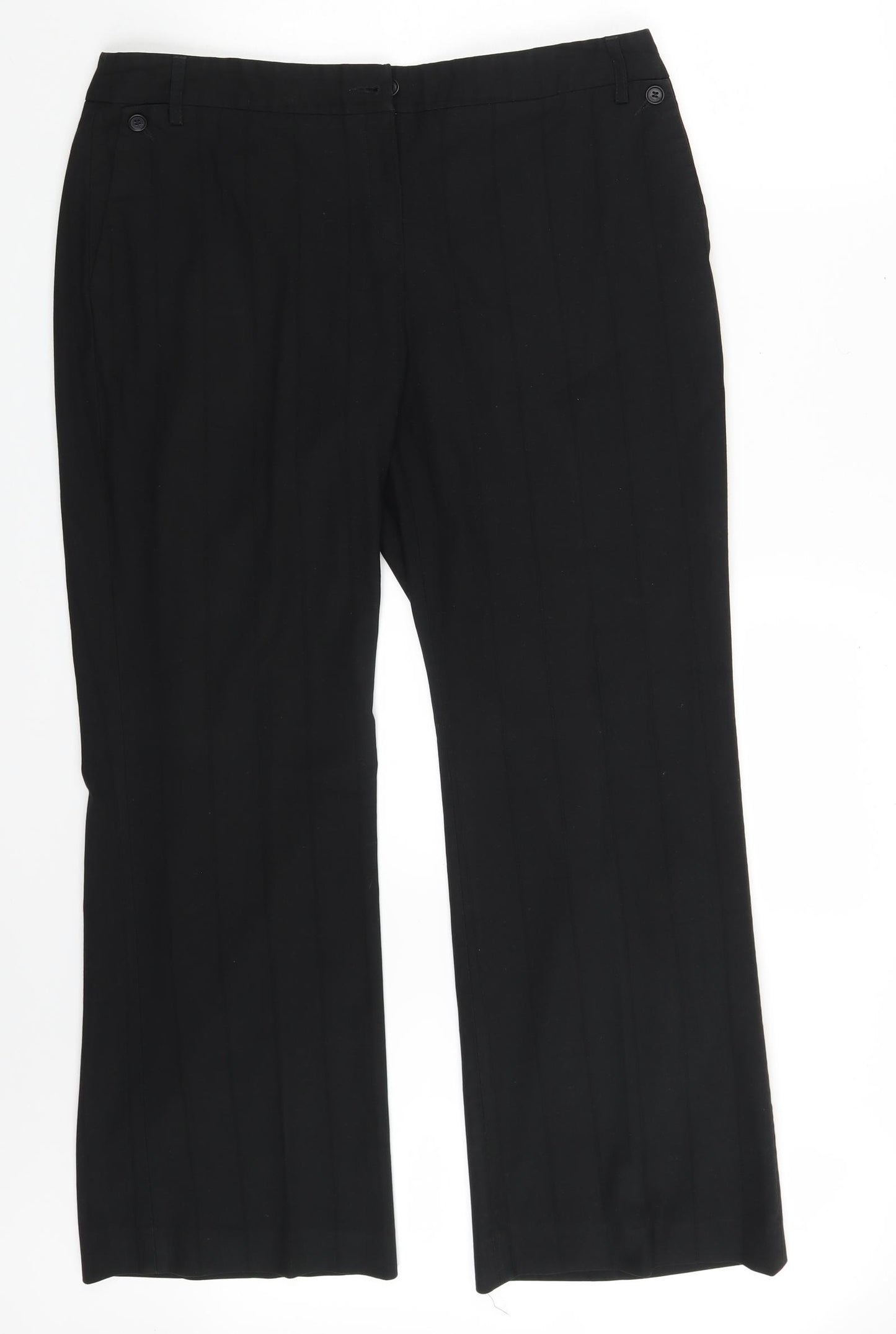 Ana Sousa Womens Black   Dress Pants Trousers Size 18 L29 in
