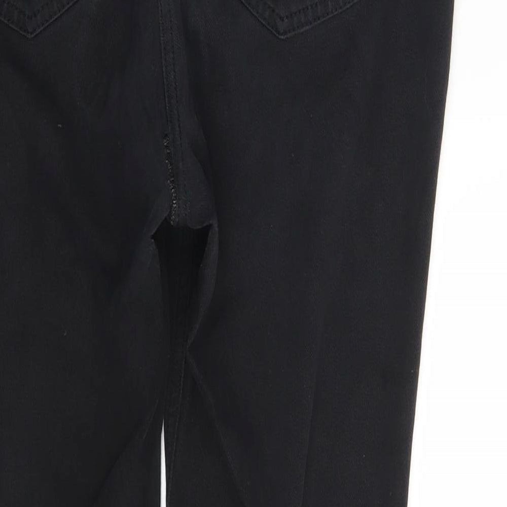 NEXT Womens Black  Denim Jegging Leggings Size 12 L25 in