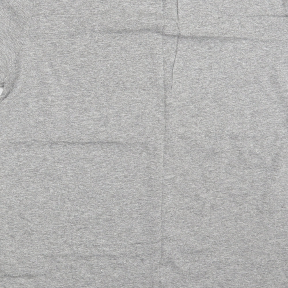 JACK & JONES Mens Grey    T-Shirt Size L